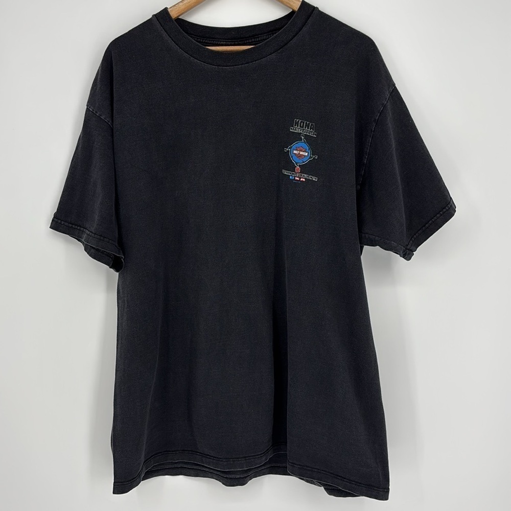 Harley Davidson Vintage USA Tee Southern Most Dealer Kona Hawaii Men’s Size XXL